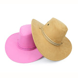 Cowboy Hat Spring And Summer Outdoor Sun Hat Men's Horse Riding Beach Hat