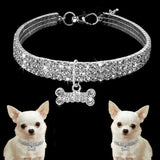 Bling Rhinestone Dog Collar Crystal Puppy