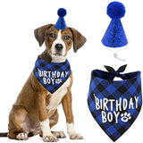 Pet Party Decoration Set Dog Birthday Triangle Scarf Hat Bow Tie Dog Birthday Decoration Supplies Dog Supplies