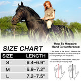 Equestrian Horses Glove Horse Riding Gloves Women Anti Slip Bike Full Finger Outdoor Sports Equipment Black Purple Drop Shipping