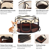 Portable pet playpen